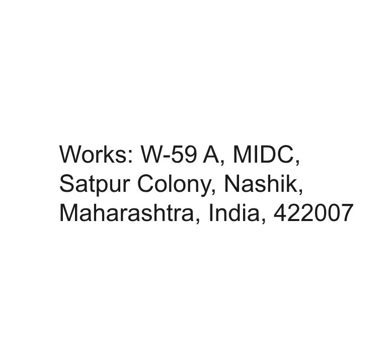 adress of office and manufacturing plant